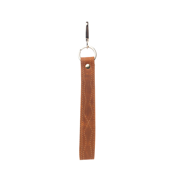 Russet Key Fob In Brown - Myra USA