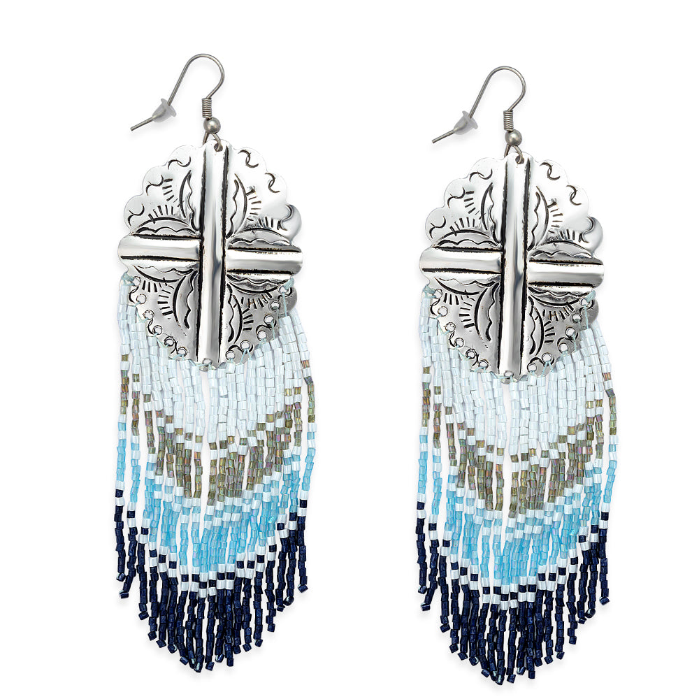Eagle Falls Beaded Earrings - Myra USA
