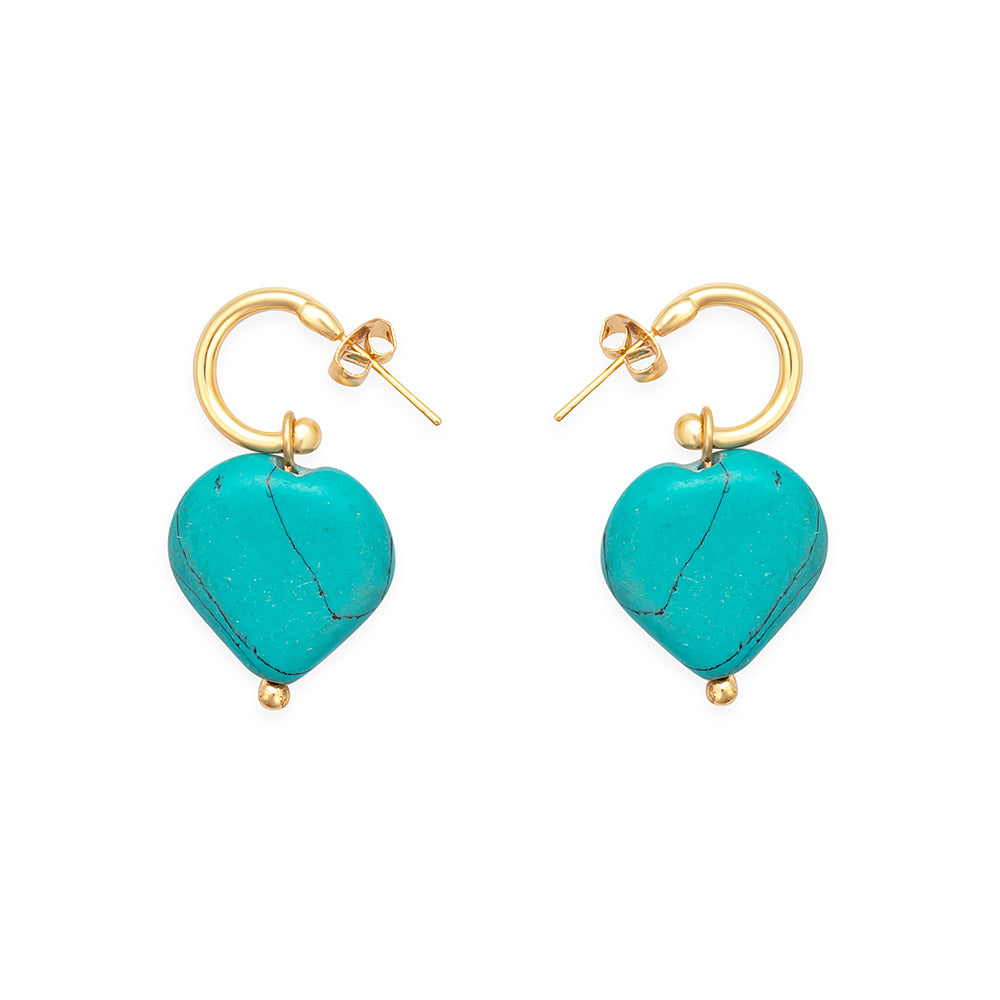 Mi Corazón Azul Earrings - Myra USA