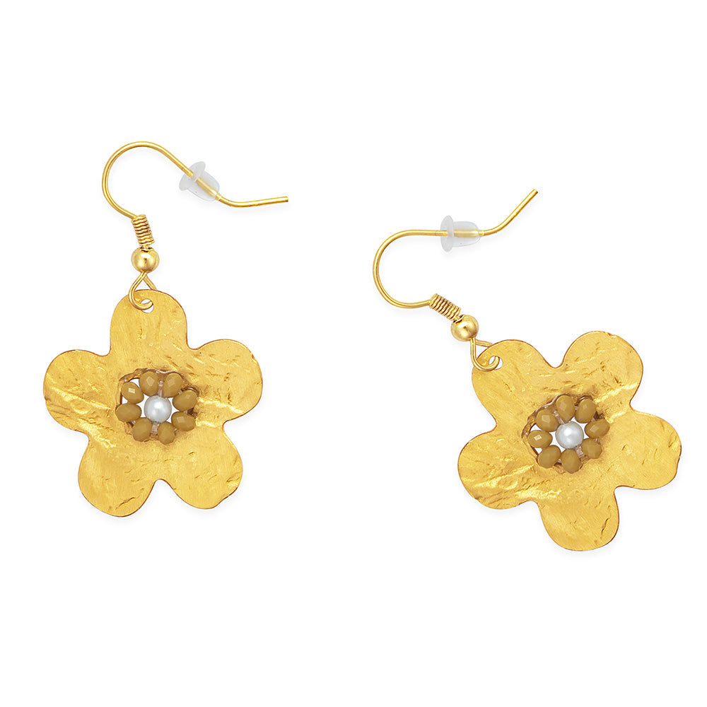 Paint Flower Earrings - Myra USA