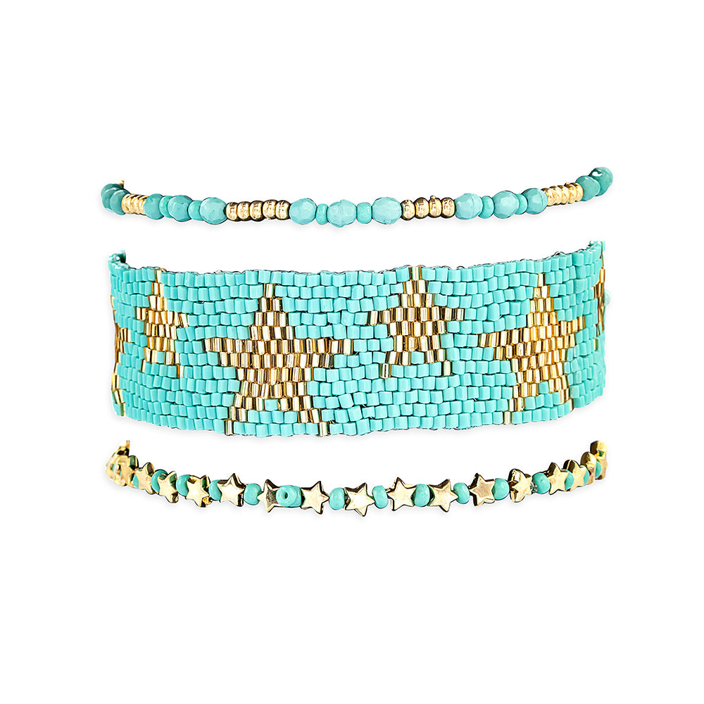 Starshine Bracelet in teal - Myra USA