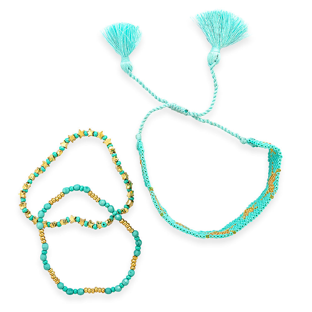 Starshine Bracelet in teal - Myra USA
