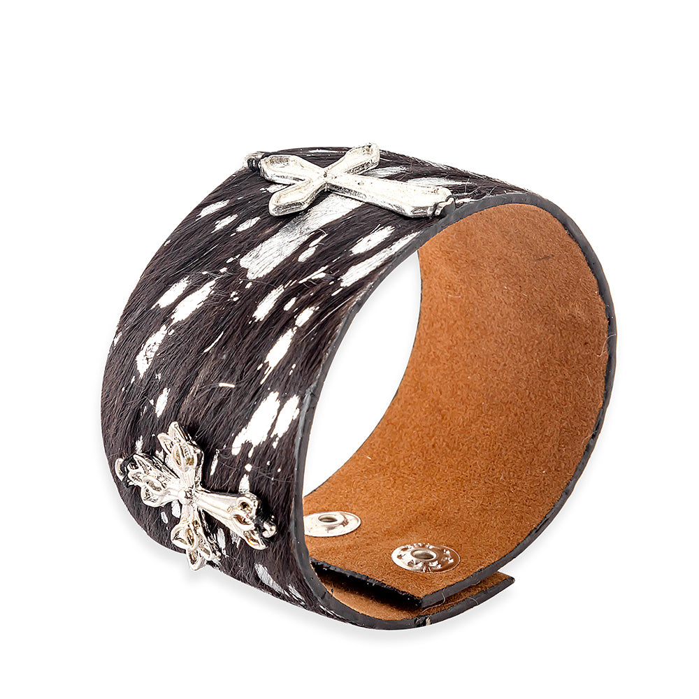 La Cruz Plata Cuff Bracelet - Myra USA
