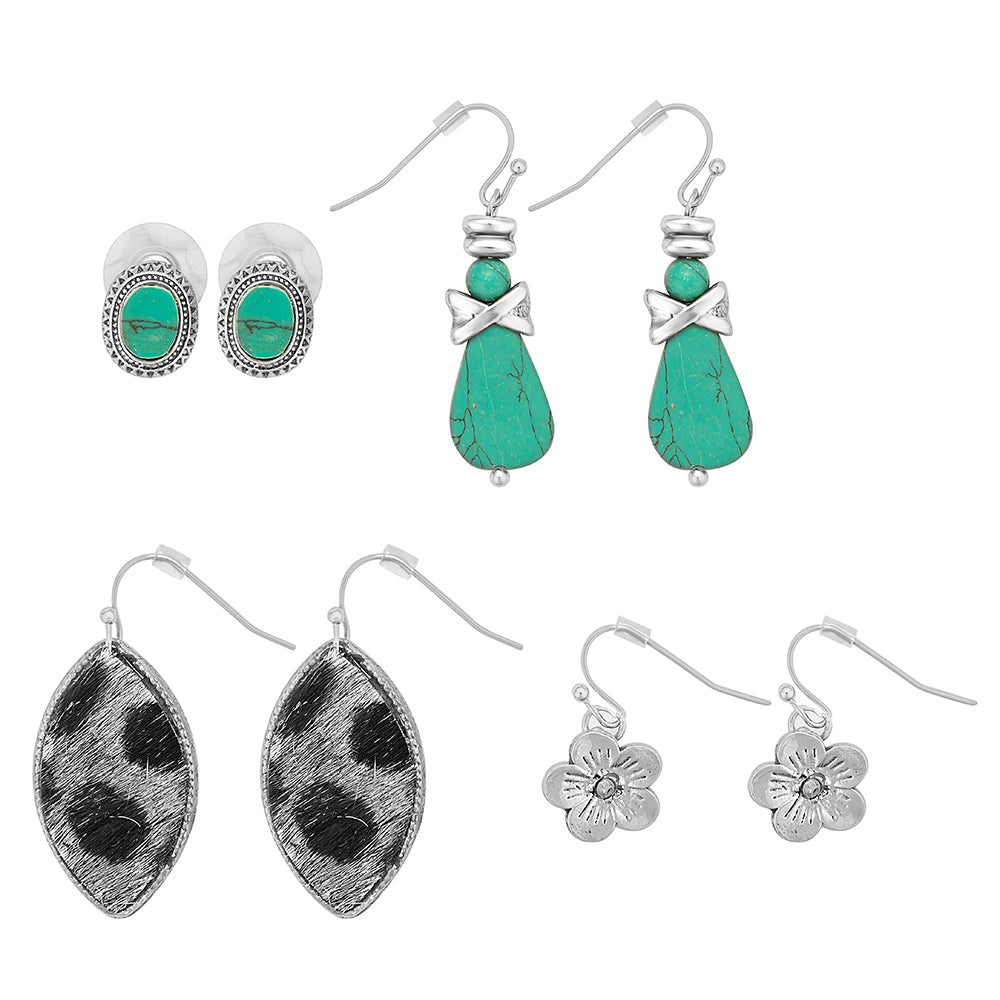 Audrey's Joy Set Of Four Earrings - Myra USA