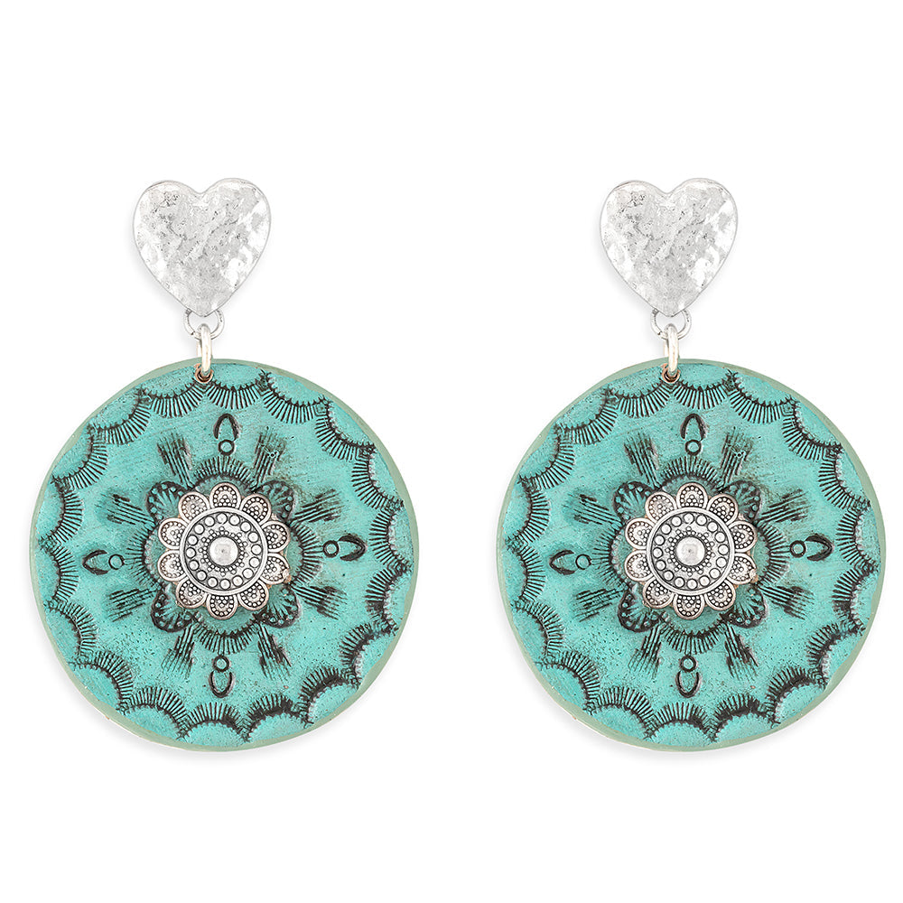 Deep Azure Earrings - Myra USA