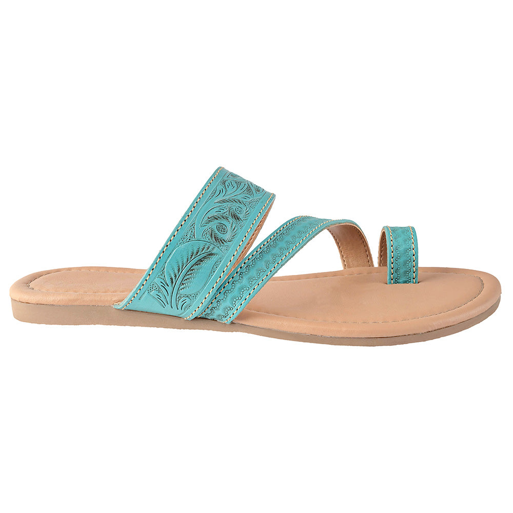 Lannie Mae Sandals in Teal - Myra USA