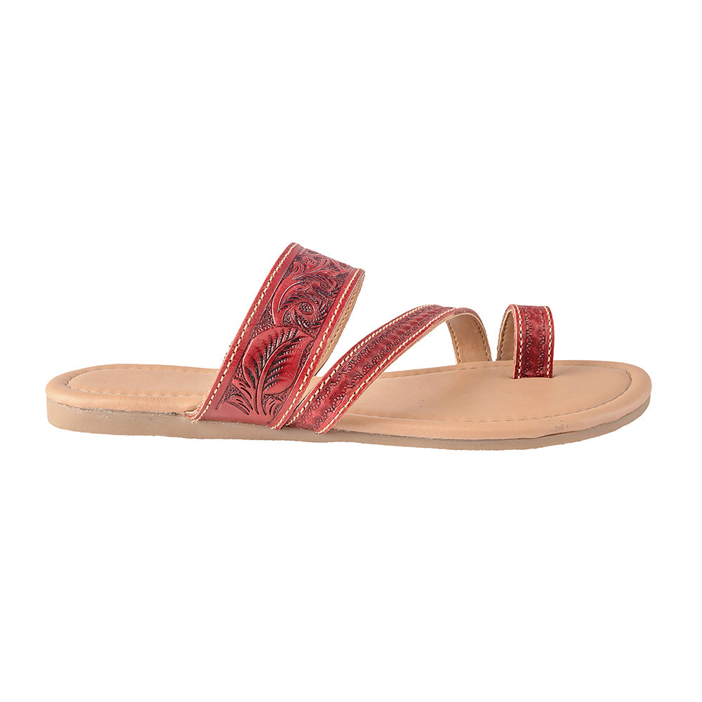 Lannie Mae Sandals in Scarlet - Myra USA