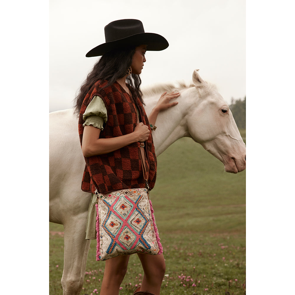 Quad Desert Blooms Messenger Bag - Myra USA