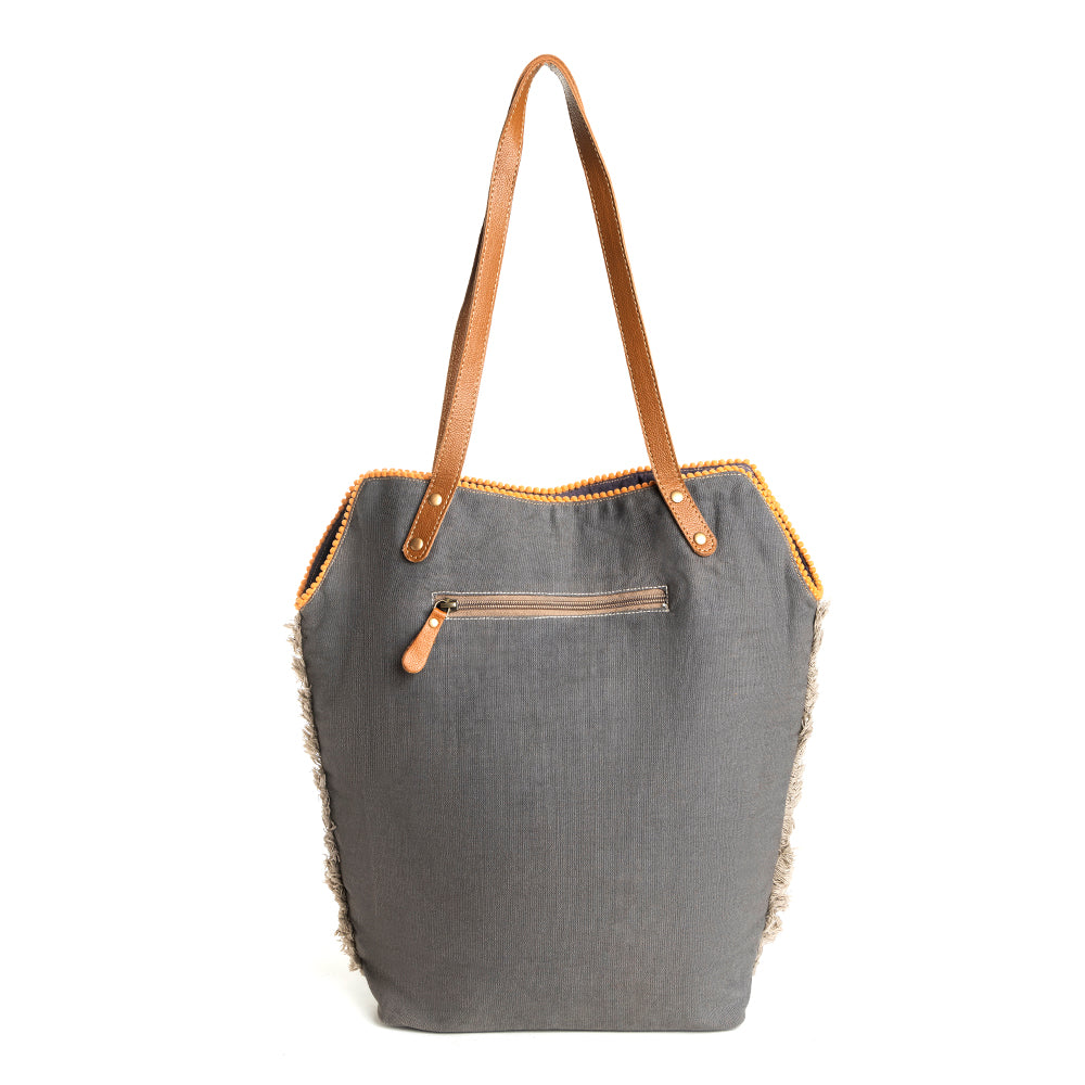 Golden Rise Paisley Tote Bag - Myra USA