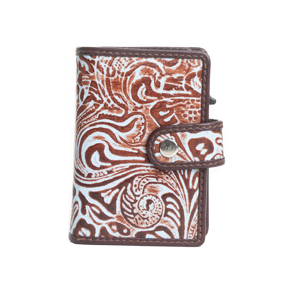 Baroque Bloom RFID Credit Card Holder - Myra USA