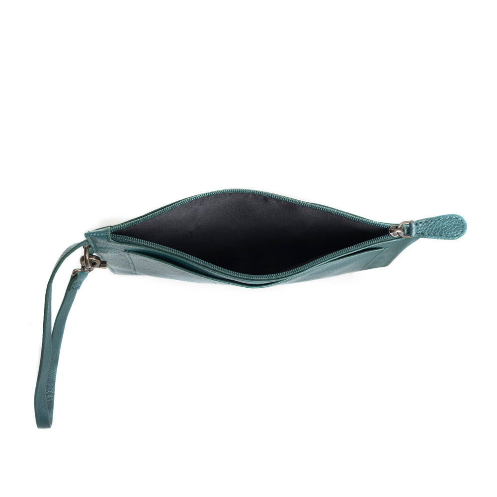 Canyon Colours Clutch Pouch in Teal - Myra USA