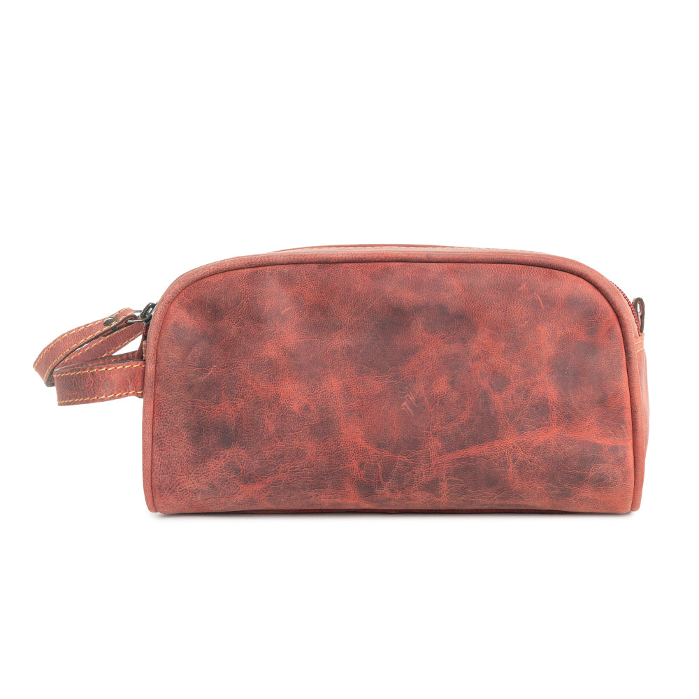 Eagle's Talon Toiletries Bag in Smoky Rust - Myra USA