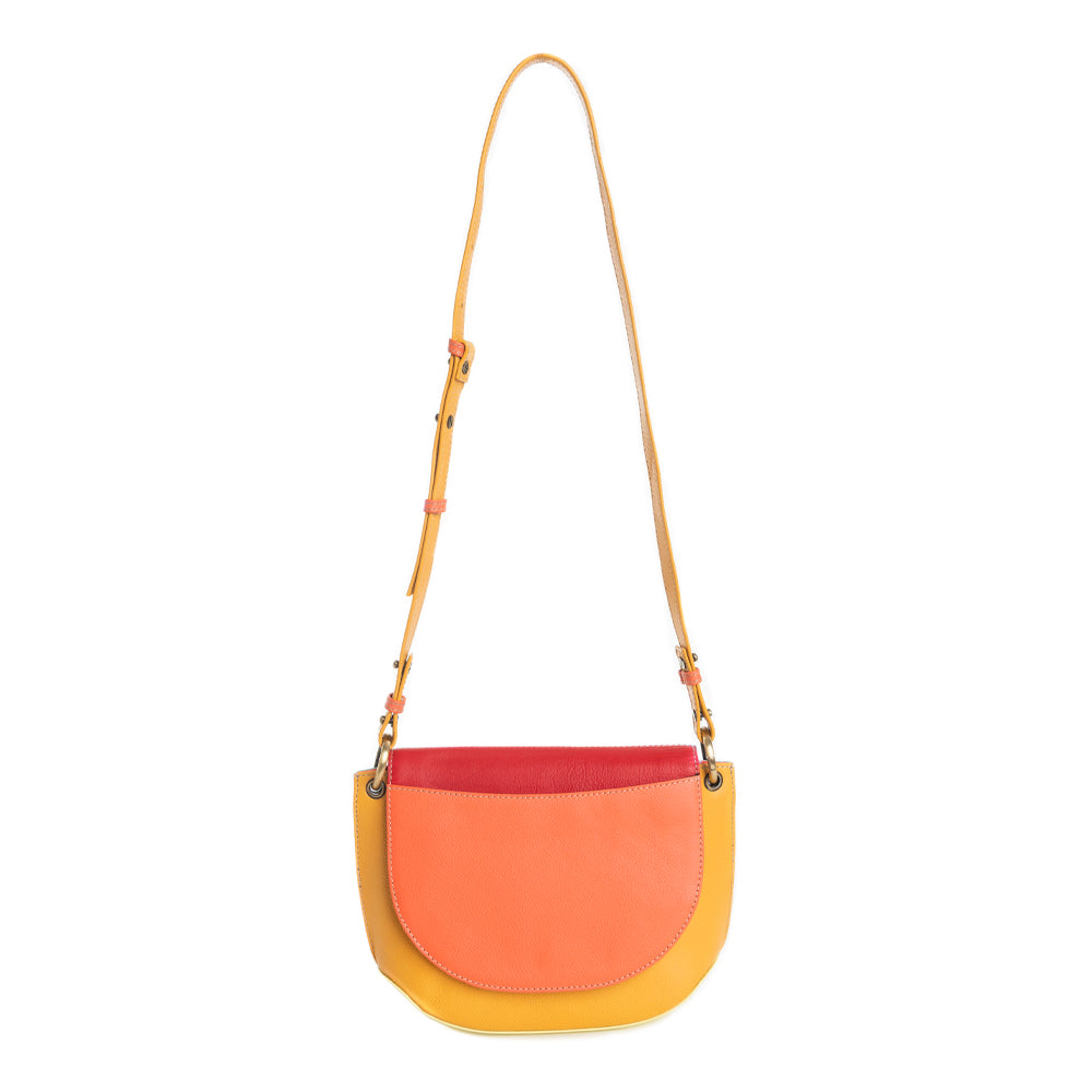 Color Point Half Moon Messenger Bag - Myra USA