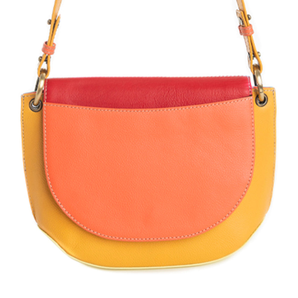 Color Point Half Moon Messenger Bag - Myra USA