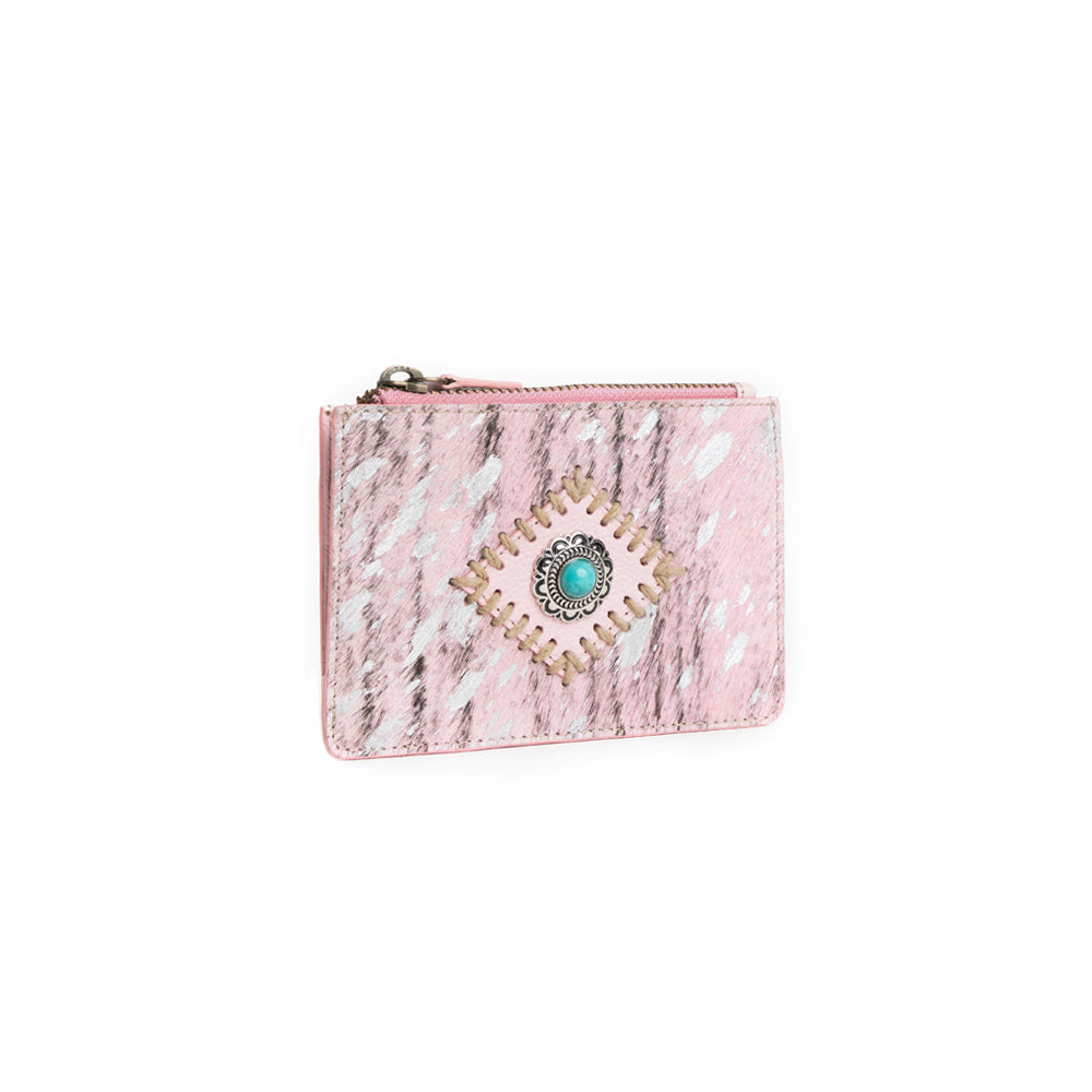 Eye of the Goddess Credit Card Wallet in Pink - Myra USA