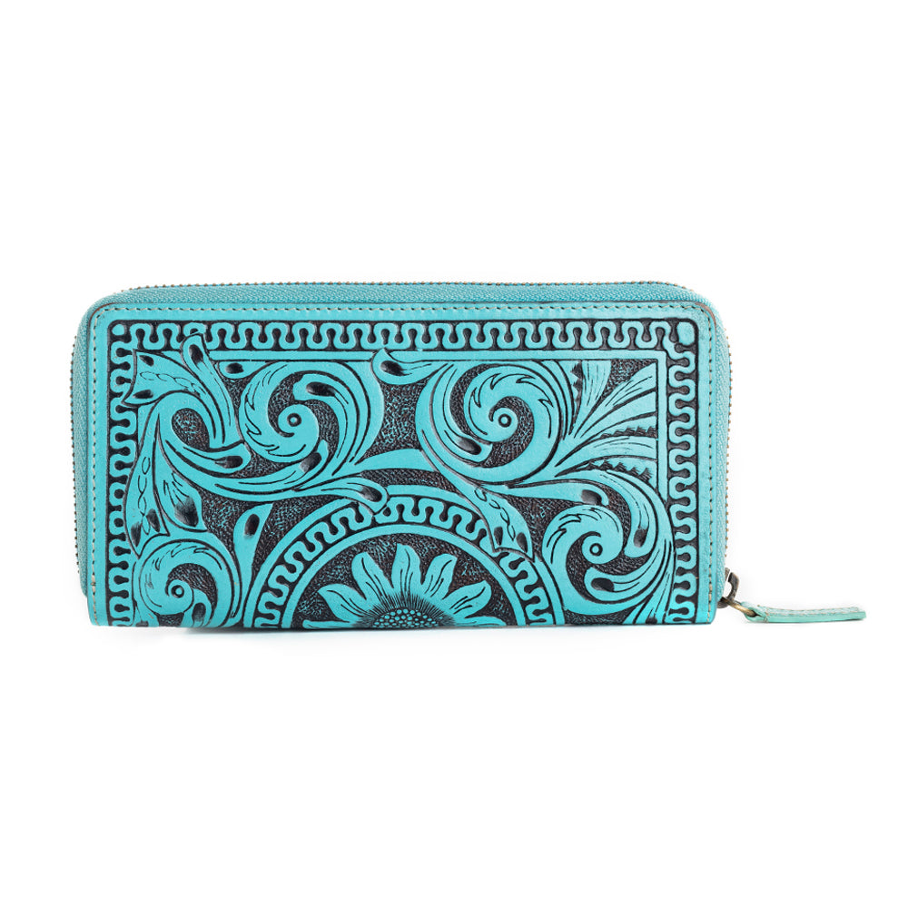 Sunset Valley Wallet in Turquoise - Myra USA