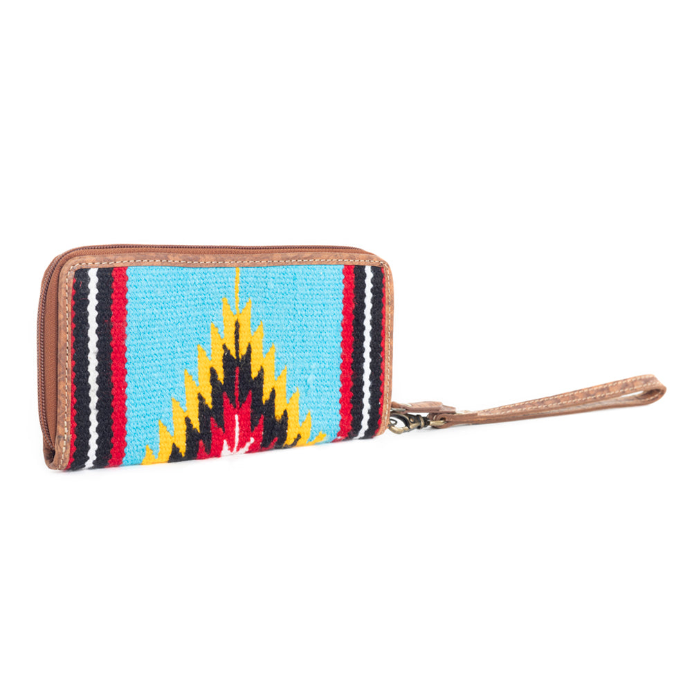 Tribal Visions Wallet in Turquoise - Myra USA