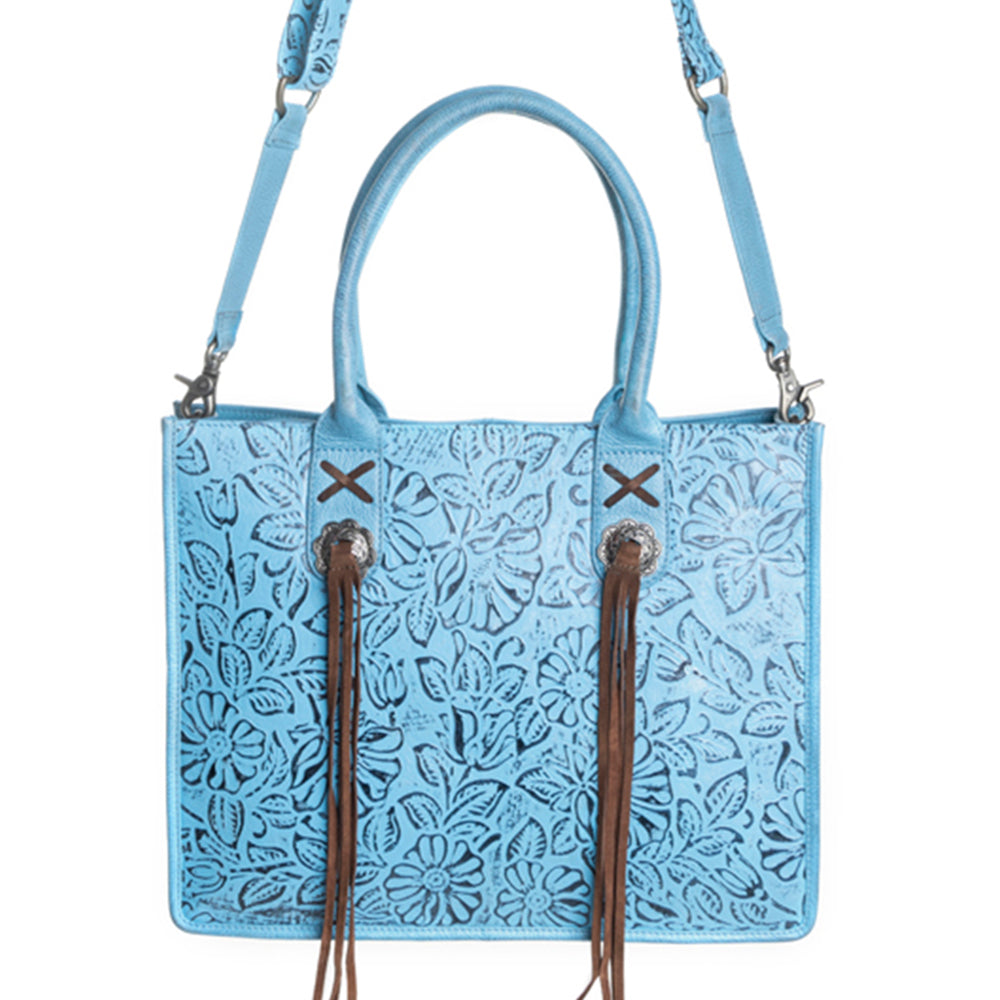Angelstone Ridge Handbag in Sky Blue - Myra USA