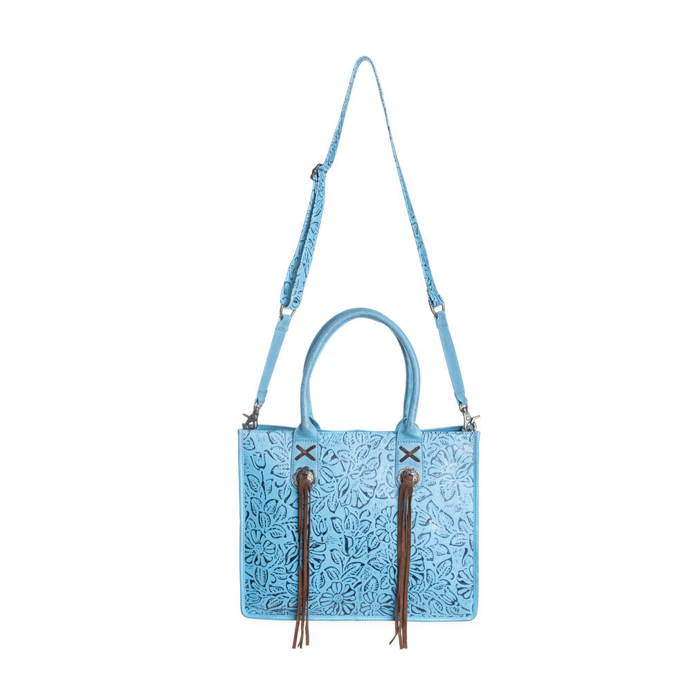 Angelstone Ridge Handbag in Sky Blue - Myra USA