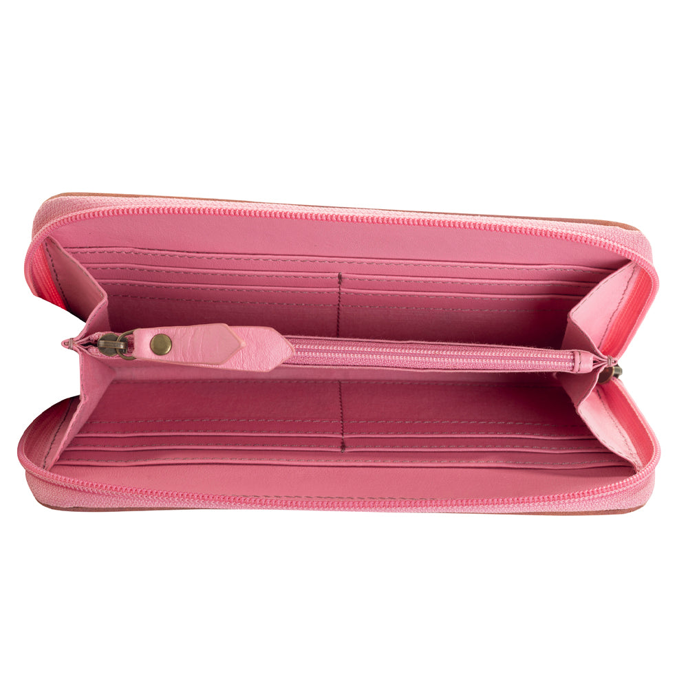 Steerhallow Canyon Wallet in Pink - Myra USA