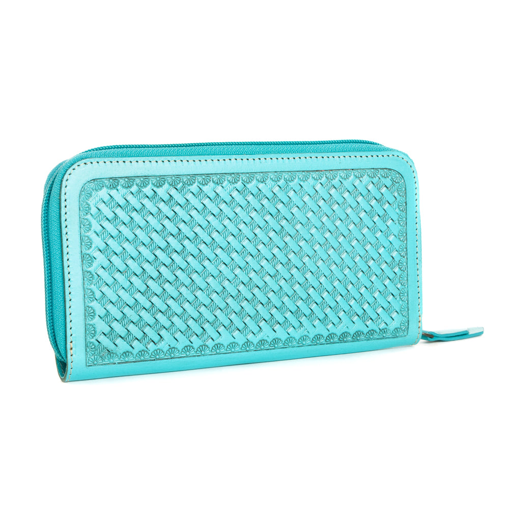 Steerhallow Canyon Wallet in Turquoise - Myra USA