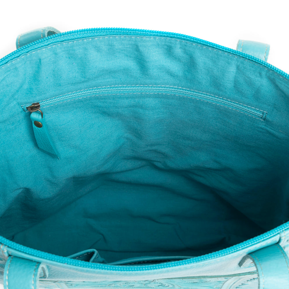 Steerhallow Canyon Shoulder Bag in Turquoise - Myra USA