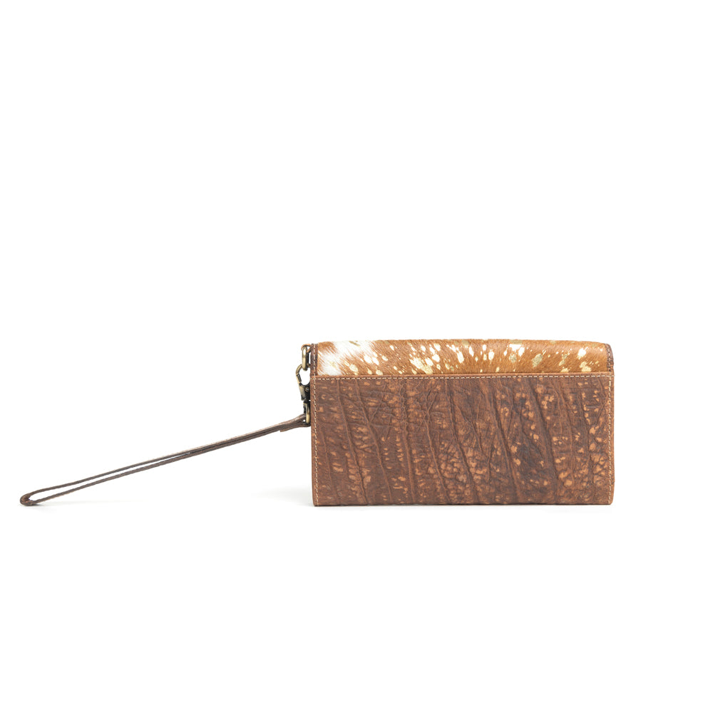 Angelstone Wallet in Brown & White - Myra USA