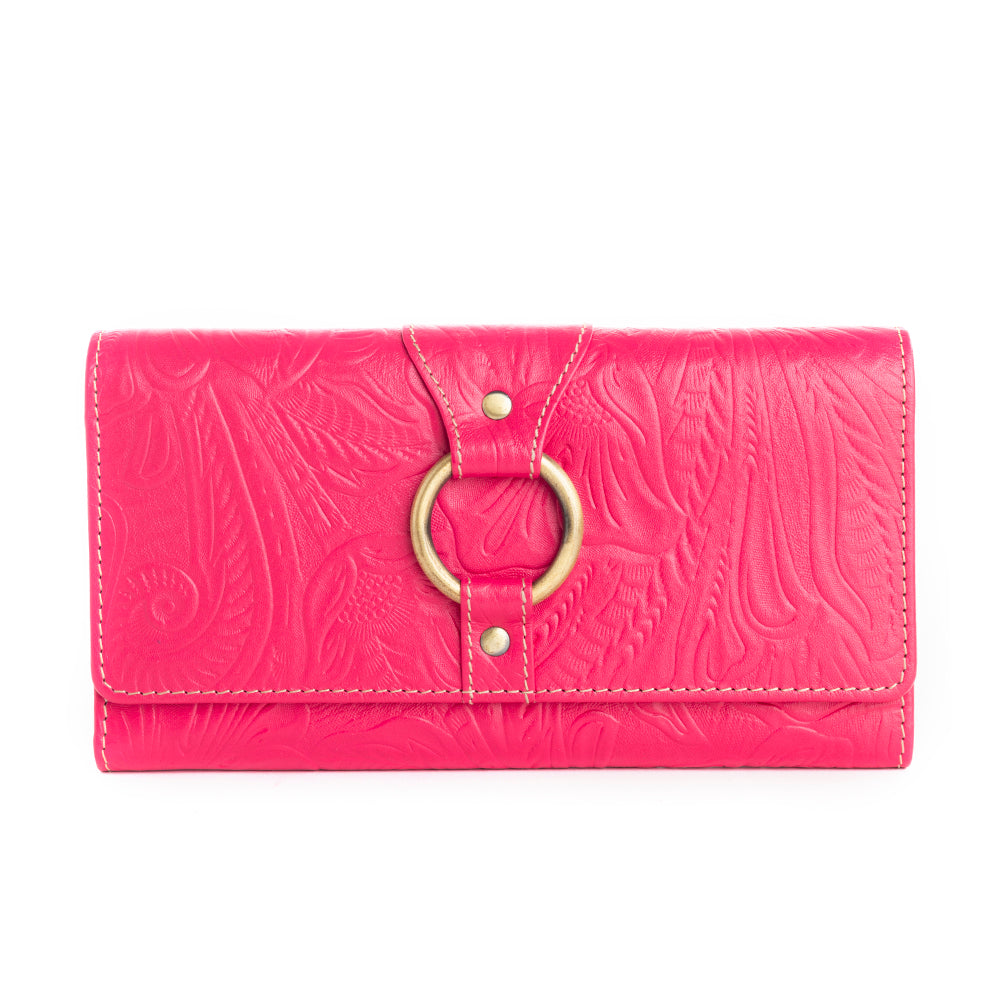 Vista Sonora Wallet in Magenta - Myra USA