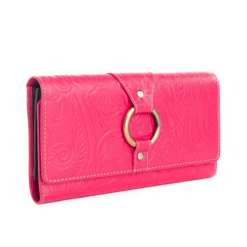 Vista Sonora Wallet in Magenta - Myra USA