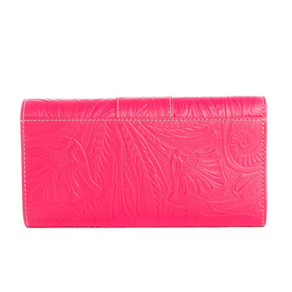 Vista Sonora Wallet in Magenta - Myra USA