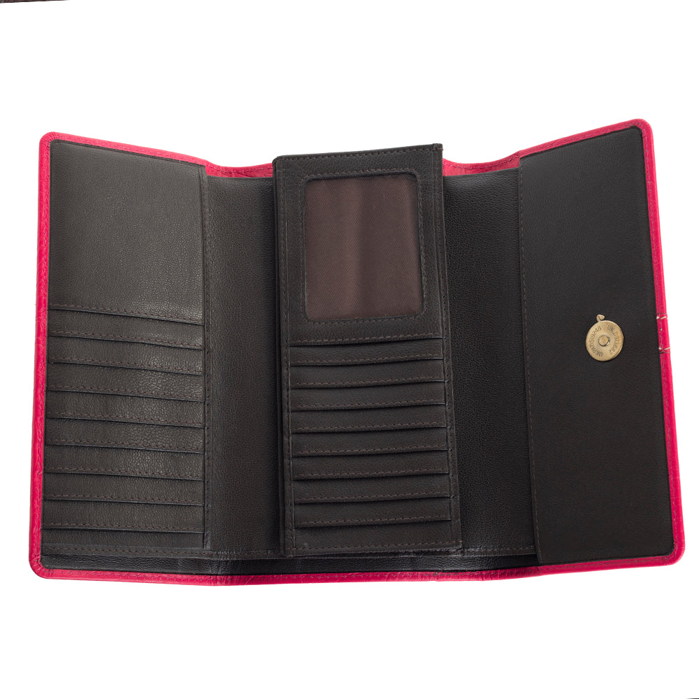 Vista Sonora Wallet in Magenta - Myra USA