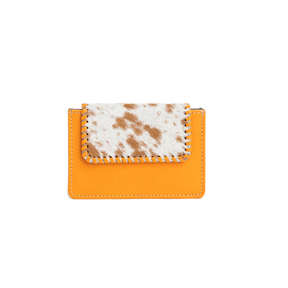 Brite Canyon Credit Card Holder in Orange - Myra USA