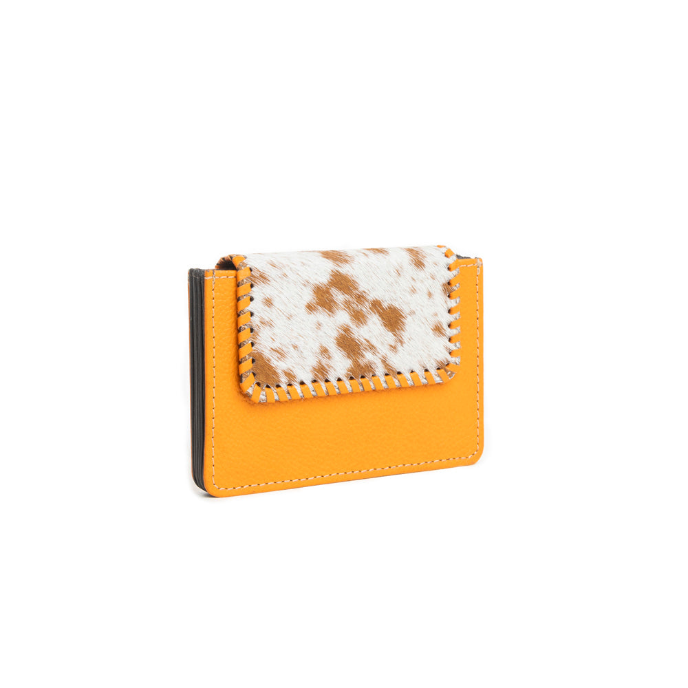 Brite Canyon Credit Card Holder in Orange - Myra USA