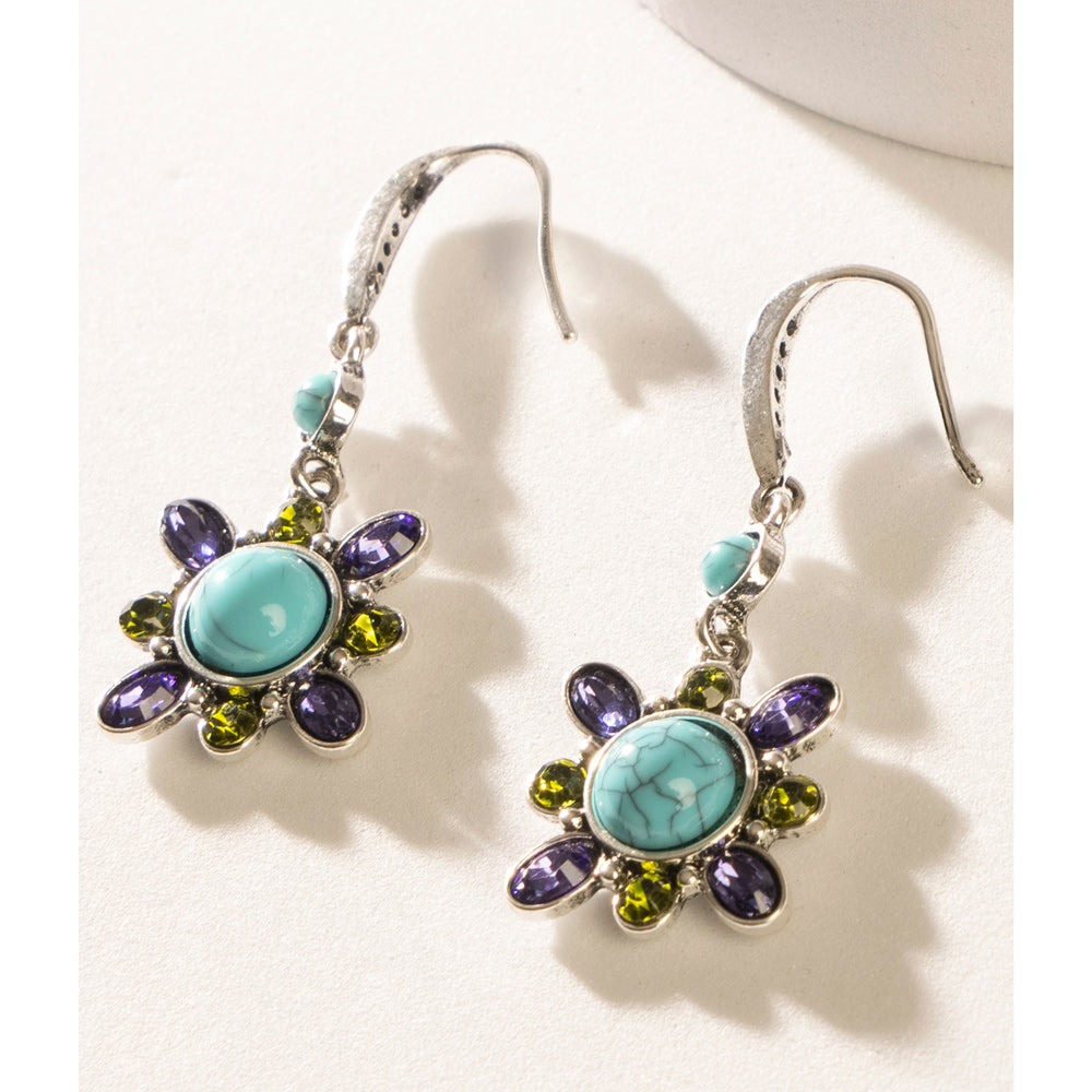 Calibri Trail Earrings In Blue - Myra USA