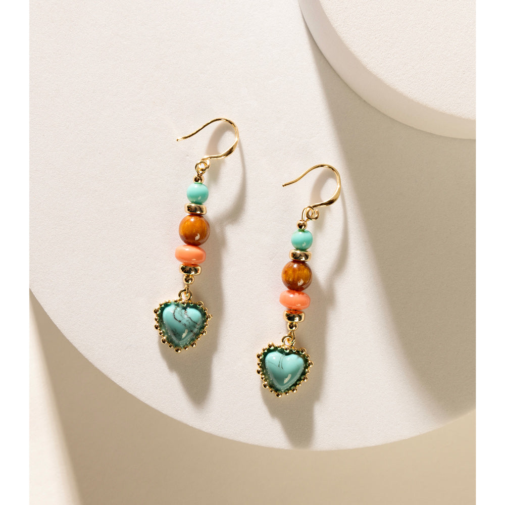 Trail Delight Earrings In Blue - Myra USA