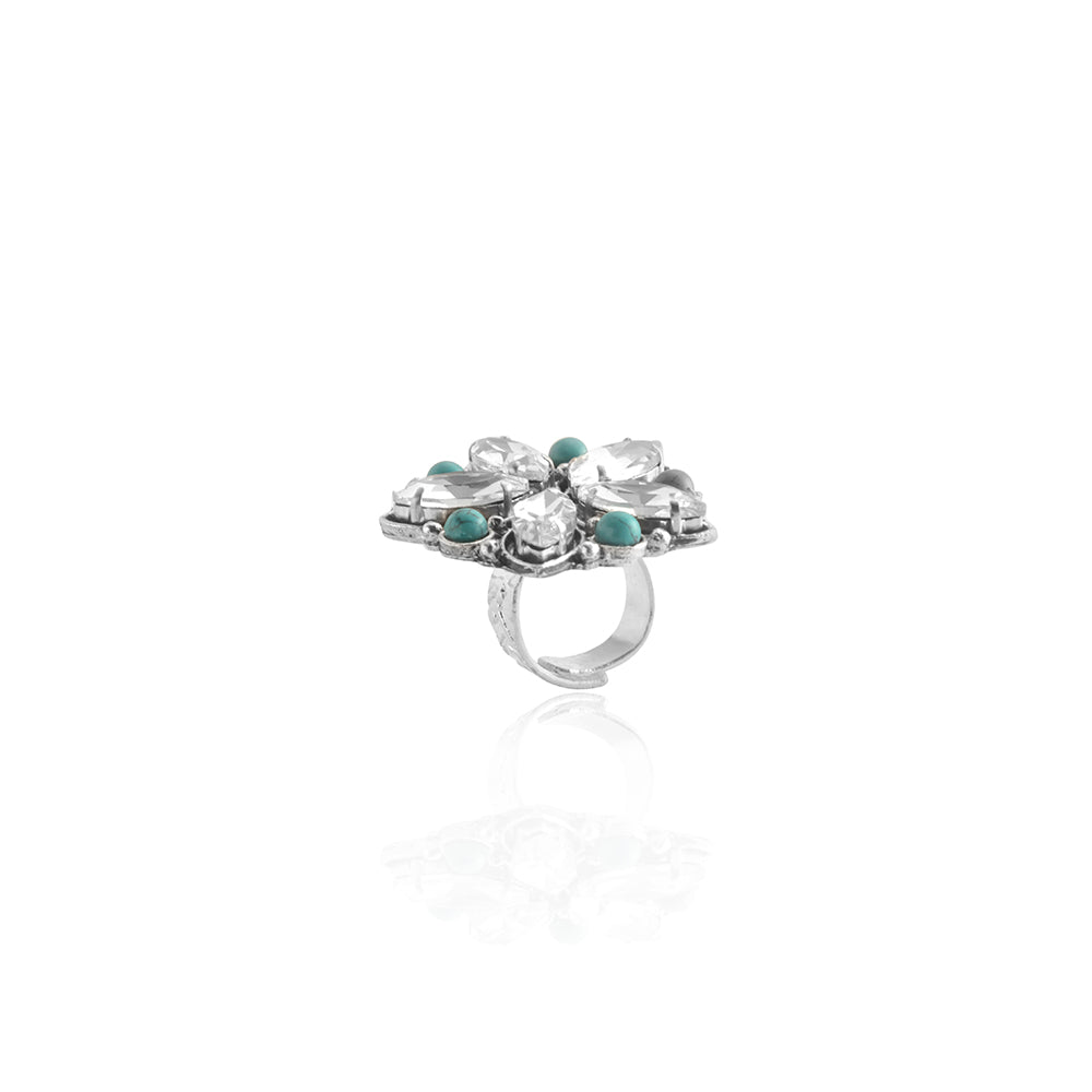 Sparkling Blossom Ring - Myra USA