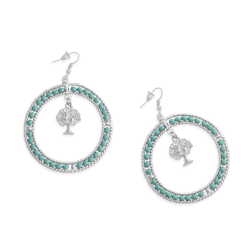 Raintree Encircled Earrings - Myra USA