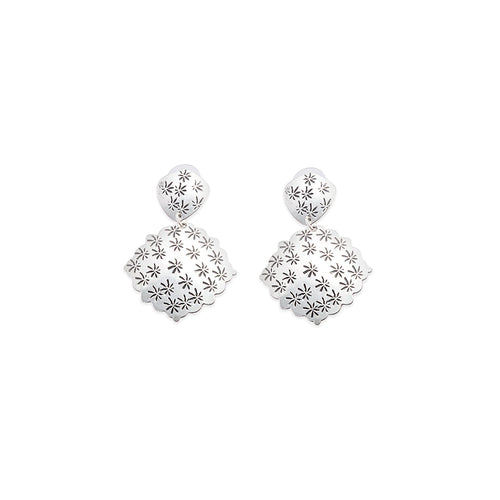 Traditions True Earrings In Silver - Myra USA