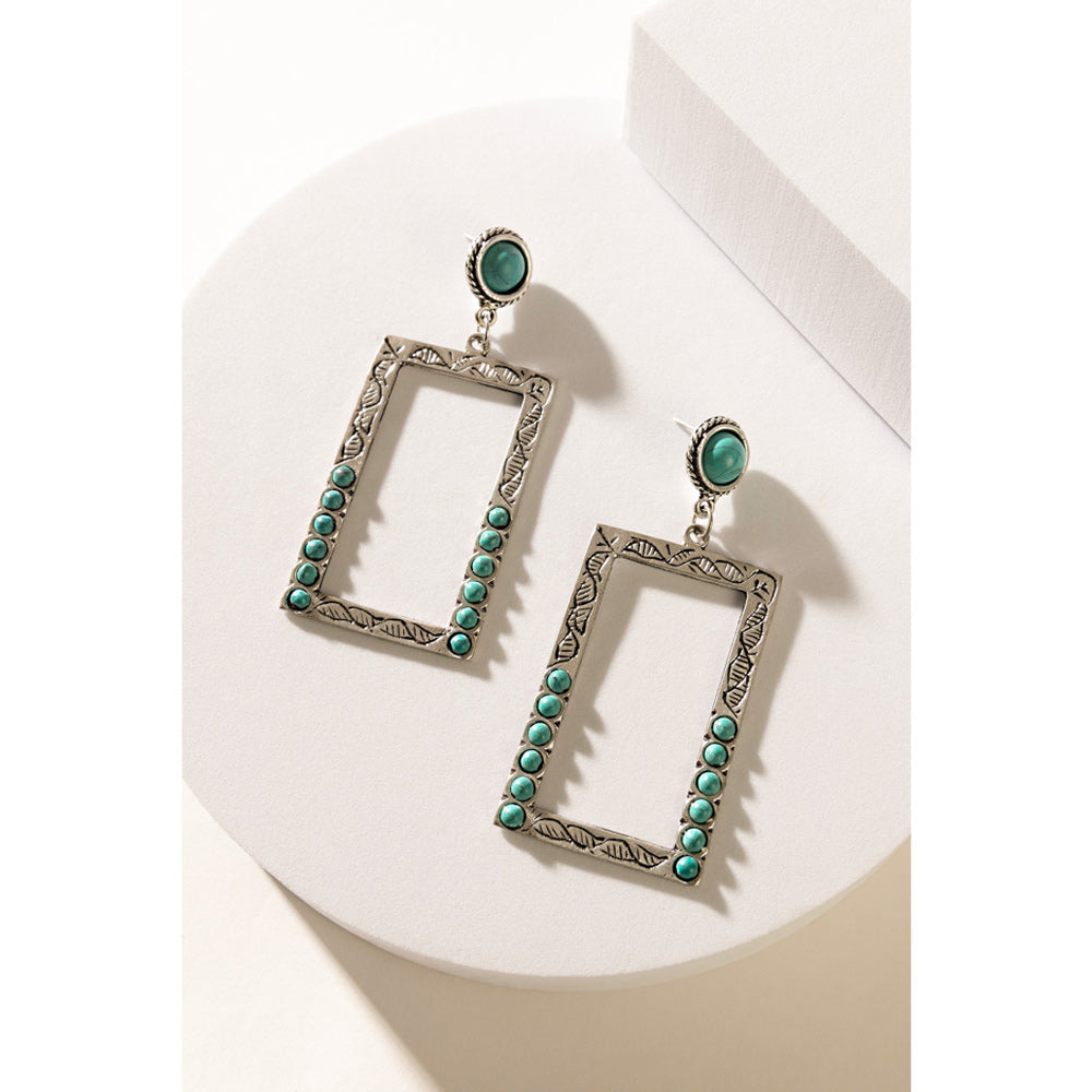 Windows of My Soul Earrings In Blue - Myra USA