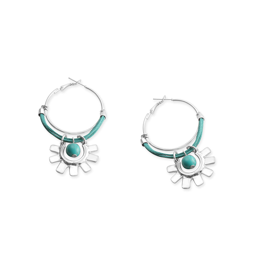 Sky Radiance Earrings In Blue - Myra USA