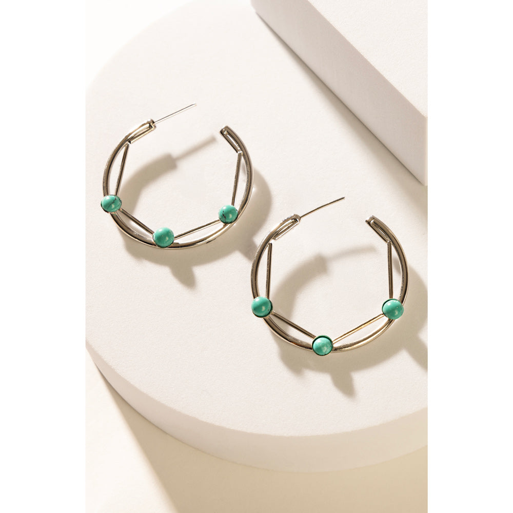 Dream Strands Earrings In Blue - Myra USA