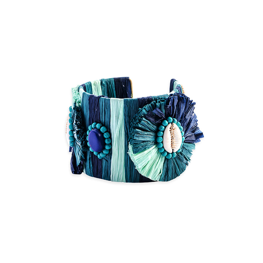 Distant Shores Wrapped Cuff Bracelet - Myra USA