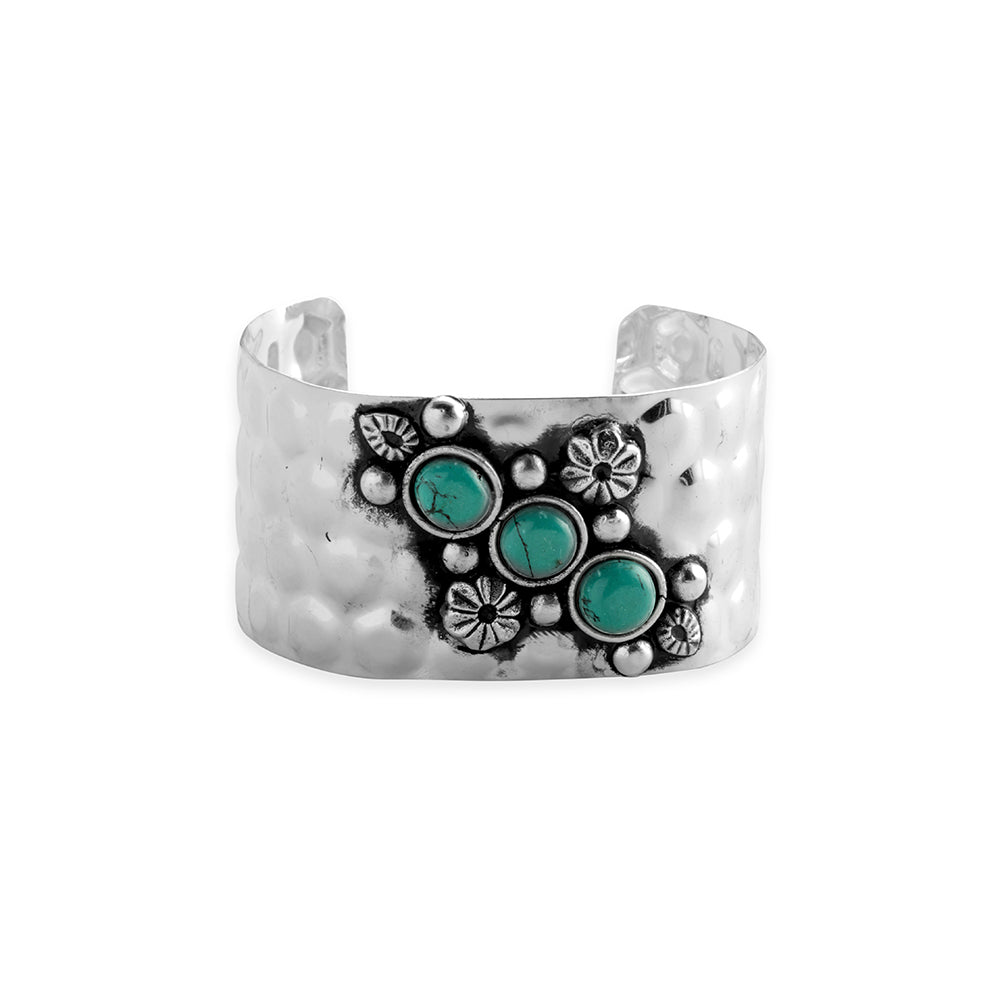 Turqouise Trio Cuff Bracelet - Myra USA