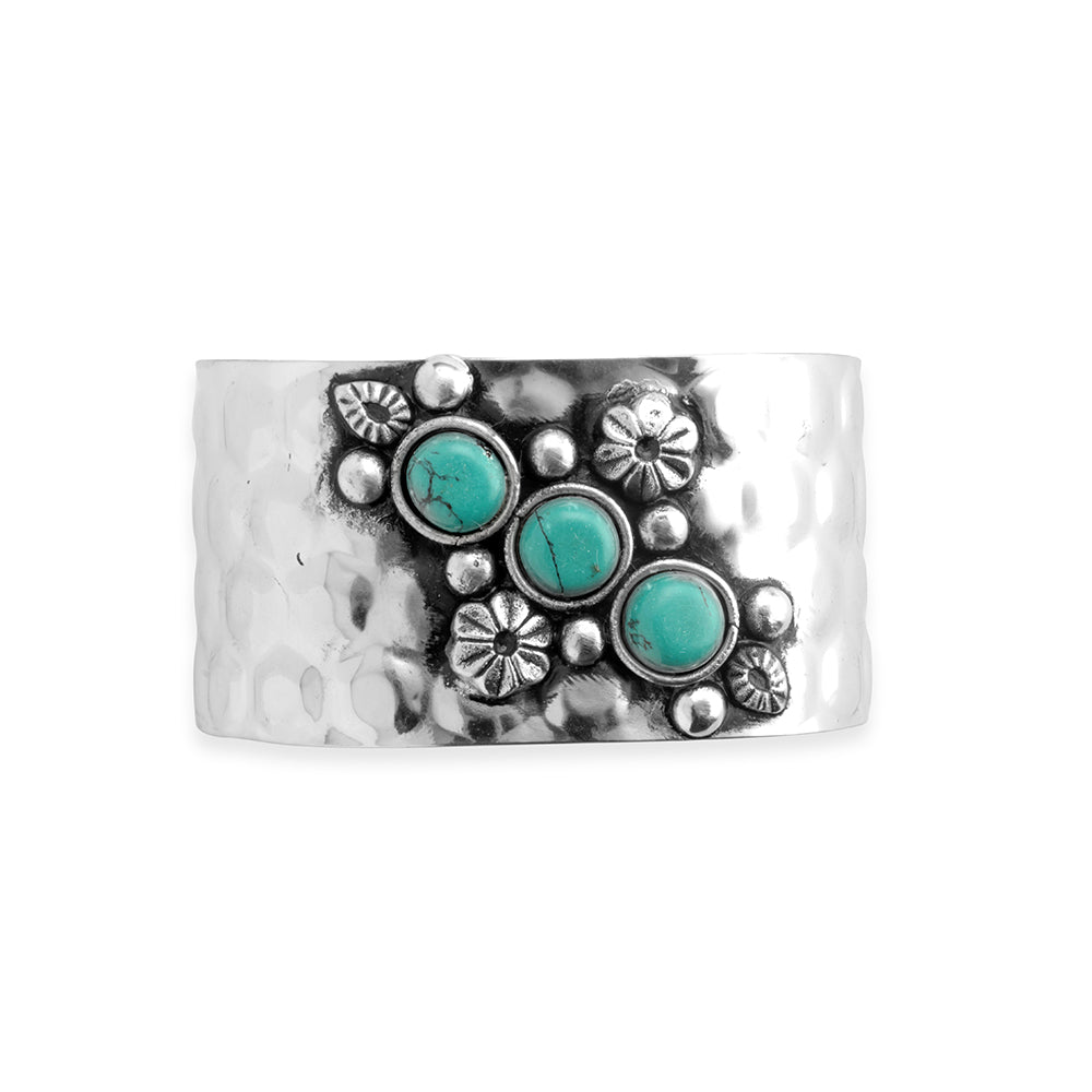 Turqouise Trio Cuff Bracelet - Myra USA