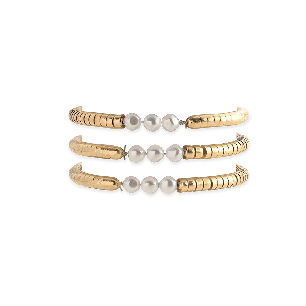 Of Gold & Pearls Bracelet - Myra USA