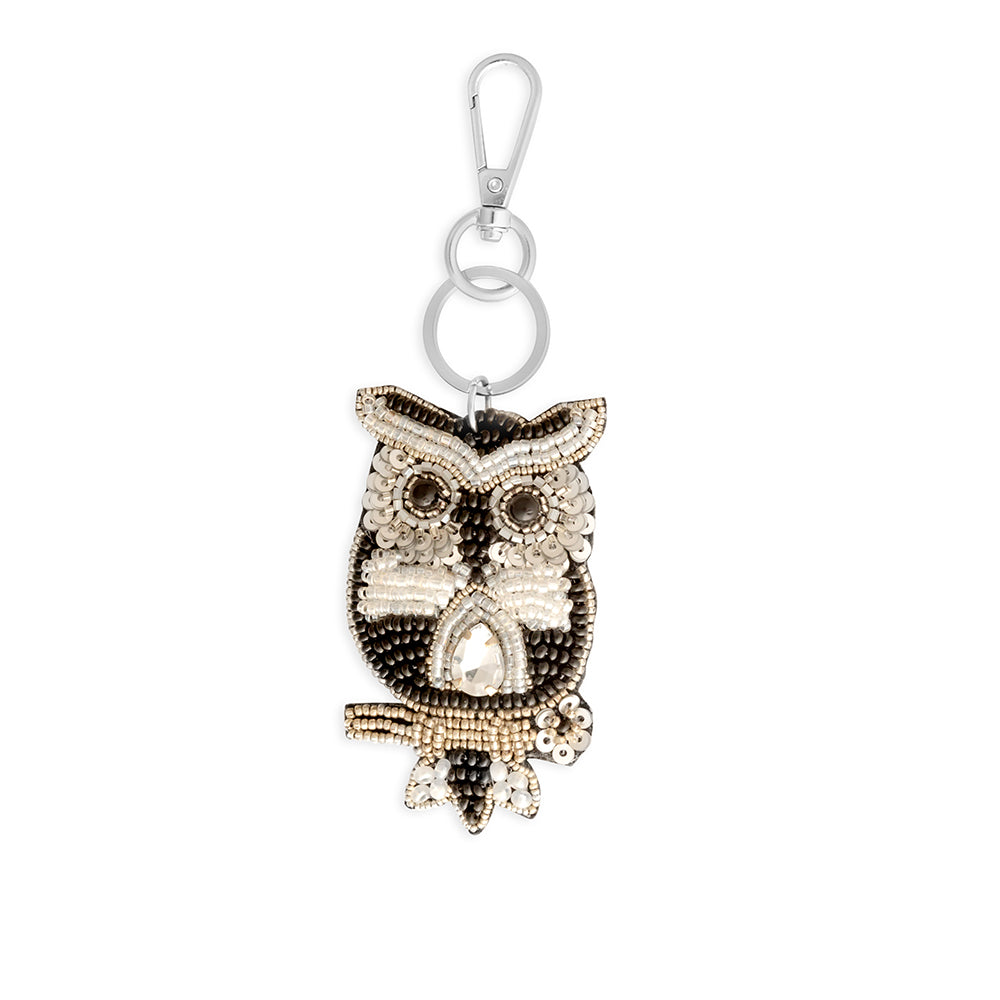 Jeweled Owl Key Fob - Myra USA