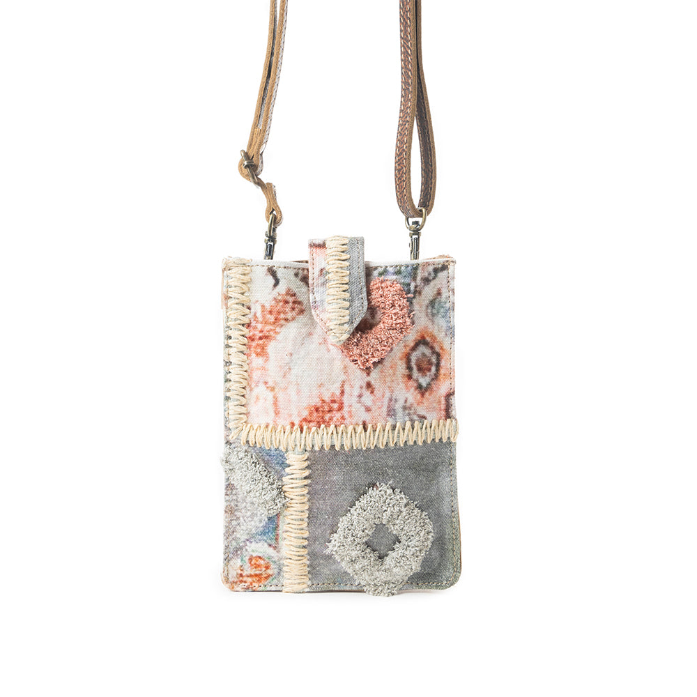 Desert Sage Fringe Cell Phone Bag - Myra USA