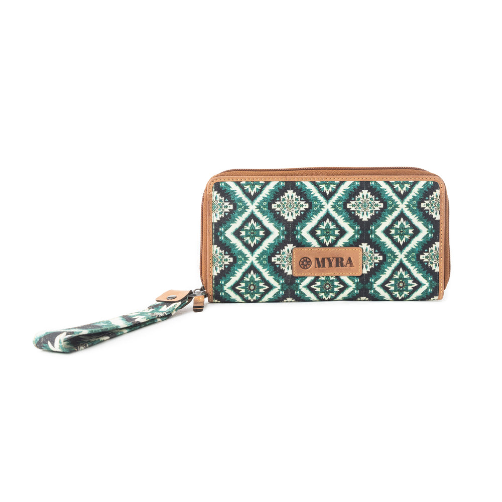 Desert Diamond Wallet In Green - Myra USA