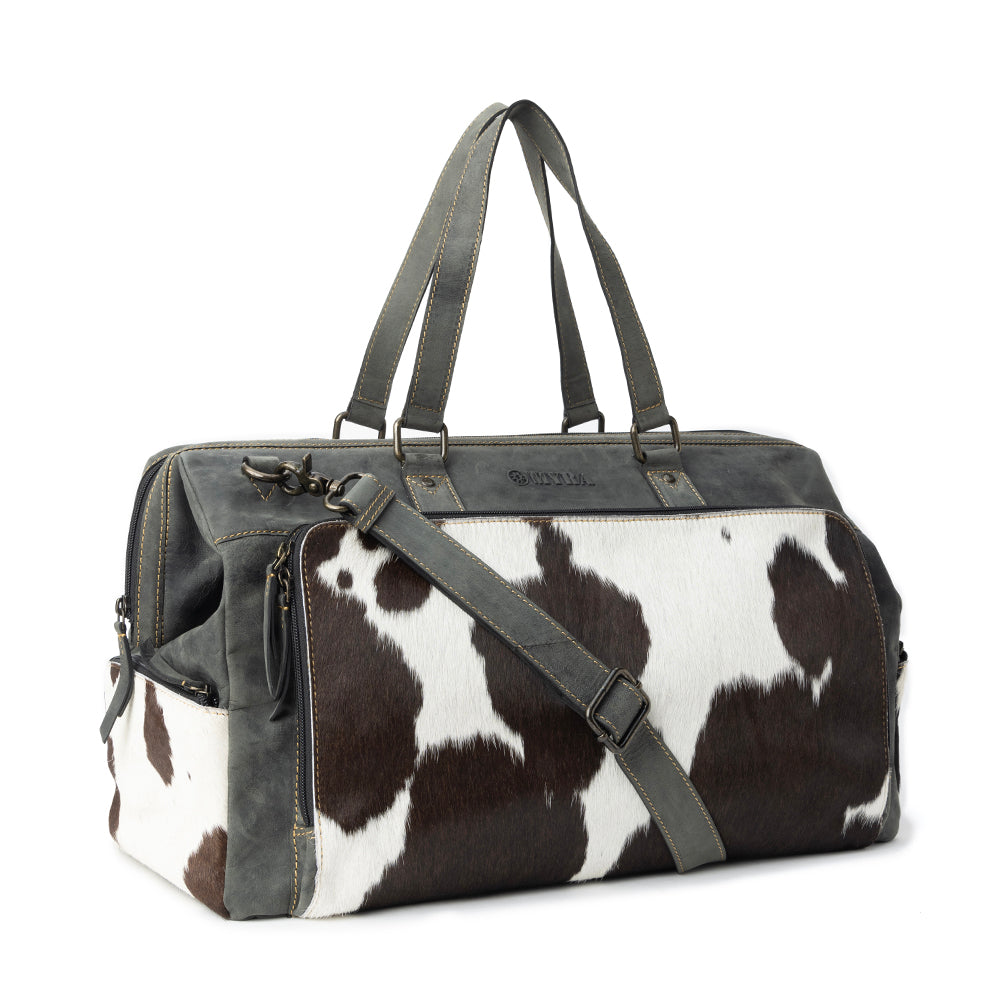 Antelope Mesa Trail Duffel In Black and White - Myra USA