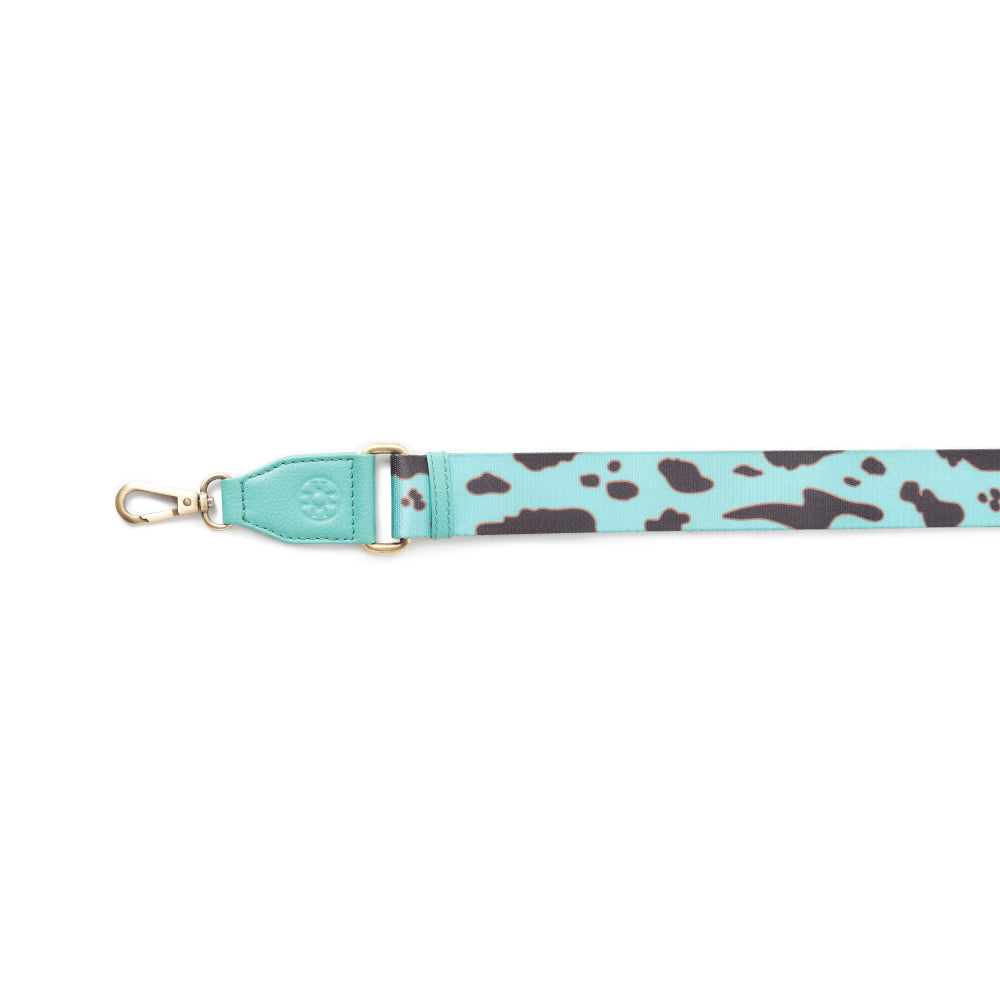 Prairie Sage Spotted Accessory Strap In Turquoise - Myra USA